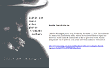 Tablet Screenshot of littlejoewashington.com